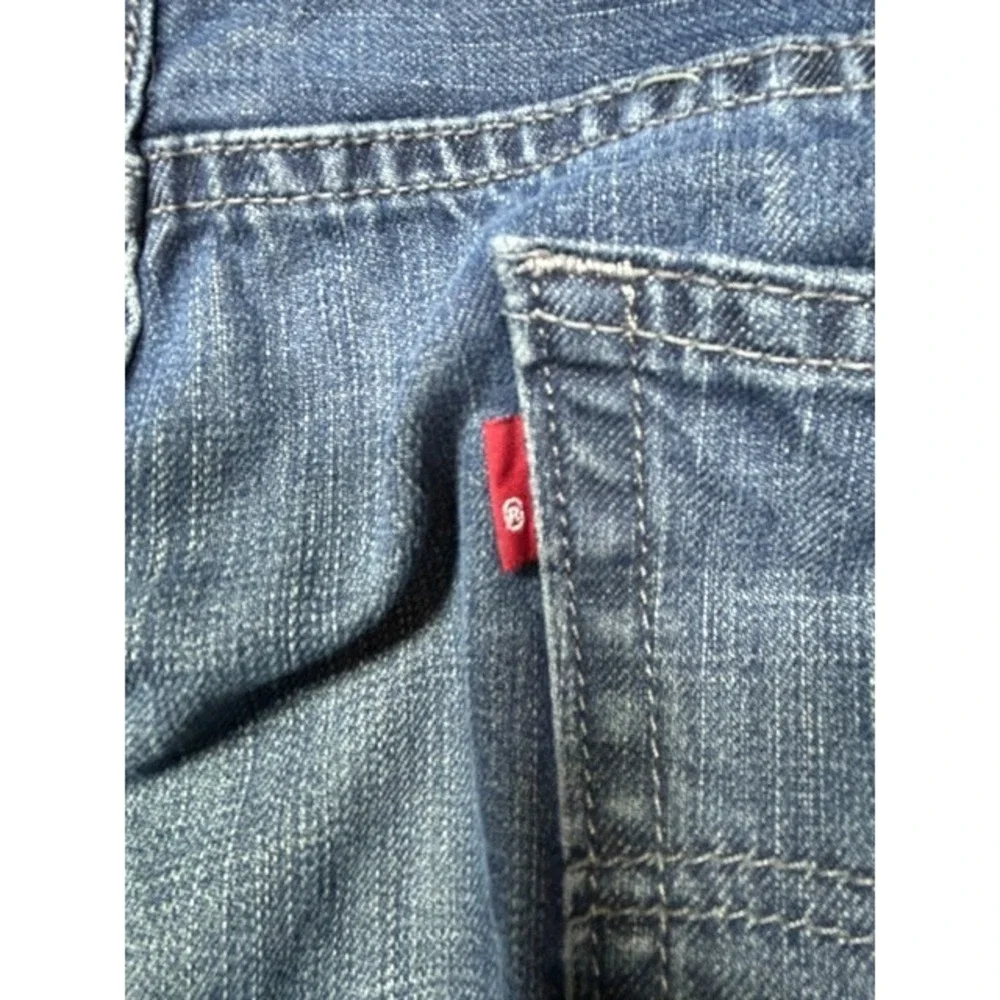 Levi's 569 Jeans Men's 38x32 (38x30.5) Blue BAGGY Loose Straight Leg Dark Wash